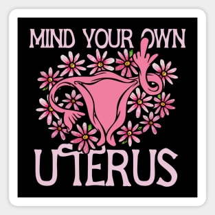 Mind your own uterus Magnet